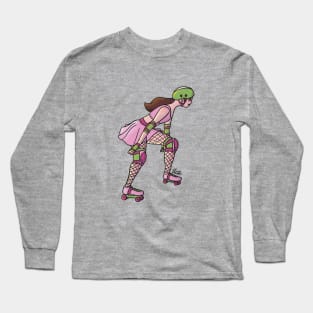 Pink Skater Long Sleeve T-Shirt